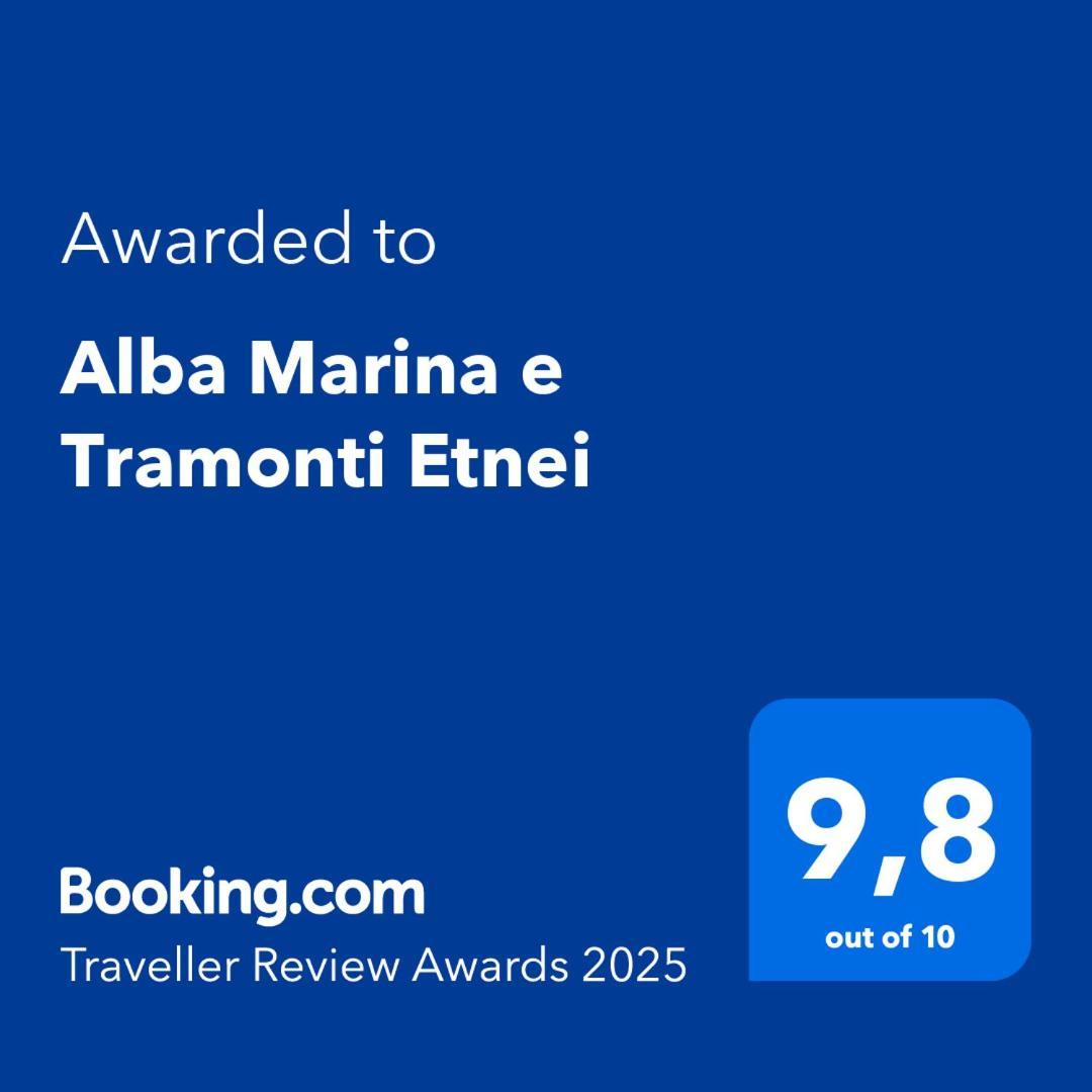Апартаменты Alba Marina E Tramonti Etnei Рипосто Экстерьер фото